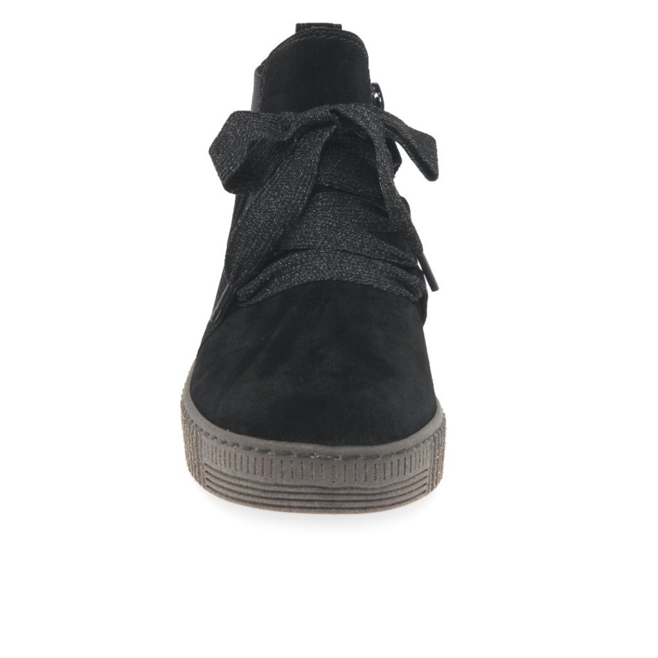 Lance Bottines Femme Gabor | Daim Noir Exclusif